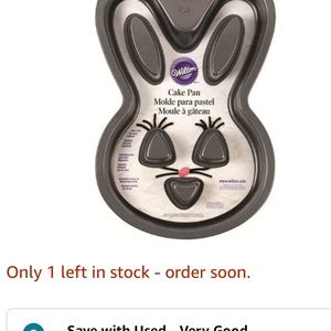 WILTON DISCONTINUED BUNNY CAKE PAN